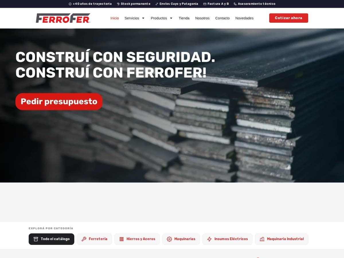 Ferrofer — Ferretería industrial