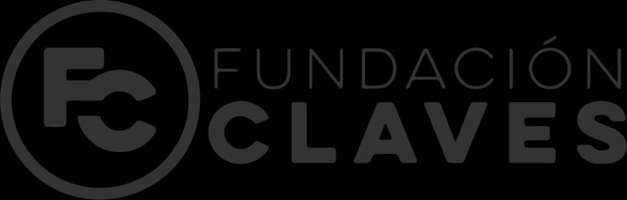Fundación Claves logo (personal growth foundation · mendoza) — brand identity designed by Estudio Furia