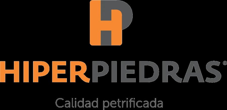 Hiperpiedras logo (stone cladding · mendoza) — brand identity designed by Estudio Furia
