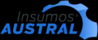 Insumos Austral logo (b2b industrial supplies) — brand identity designed by Estudio Furia