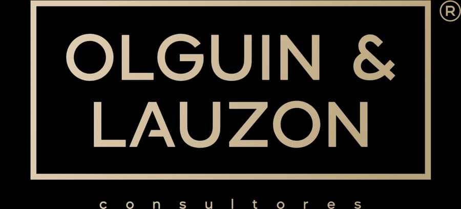 Olguin & Lauzon logo (law firm · mendoza–usa) — brand identity designed by Estudio Furia