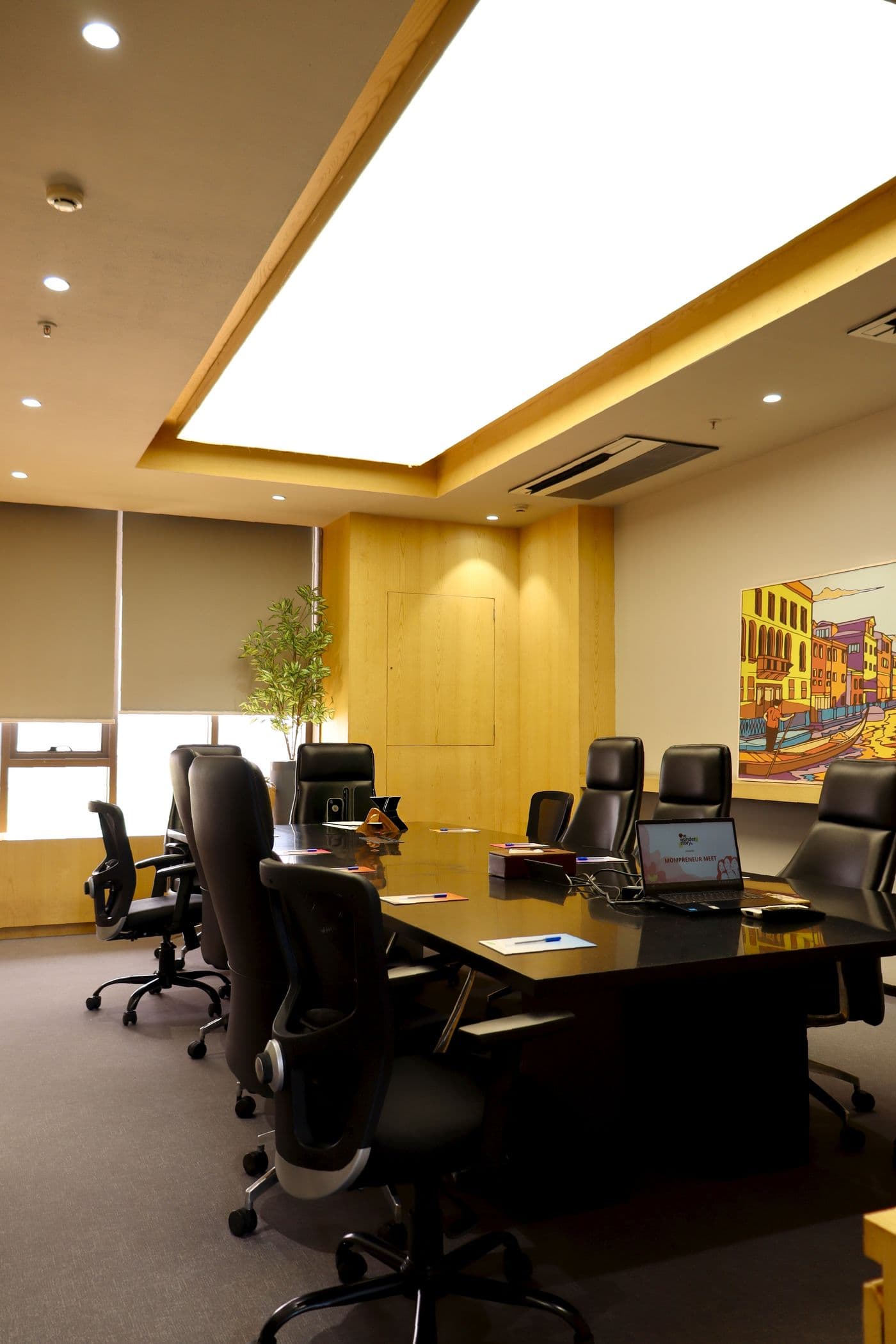 Edificio corporativo — servicios profesionales