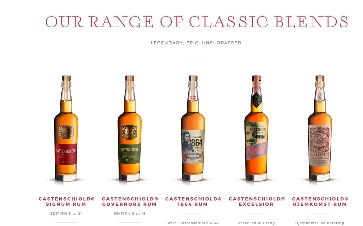 CASTENSCHIOLD RUM - luxury corporate branding | Estudio Furia Portfolio