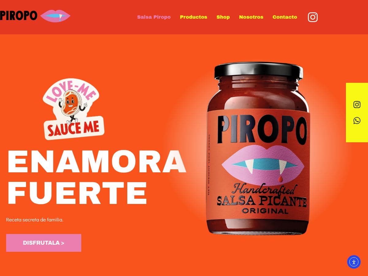 Salsa Piropo — E-commerce gourmet