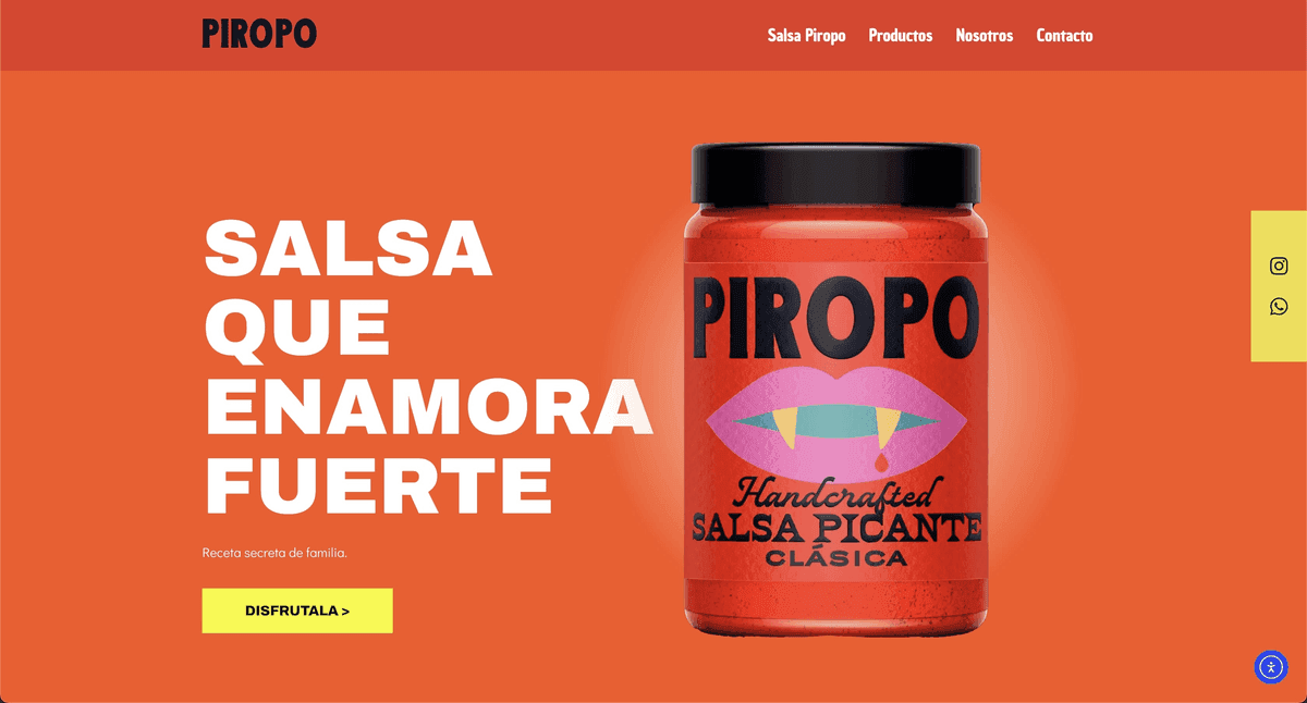 SALSA PIROPO - e-commerce corporativo gourmet | Estudio Furia Portfolio
